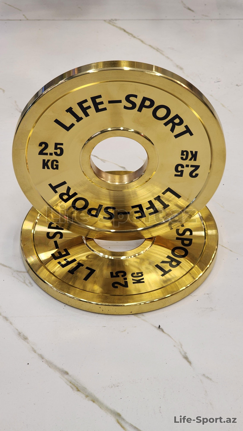 Life Sport Pro Bronze Coating Change Plate 2.5 kg